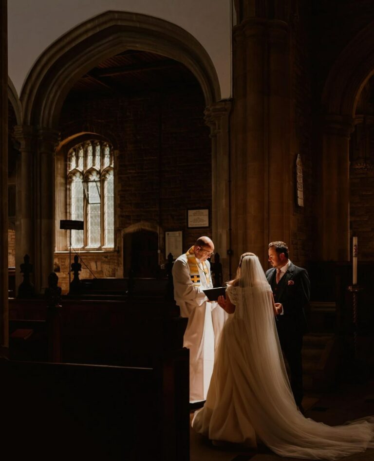 Beautiful Church wedding photographed by Sharron Gibson